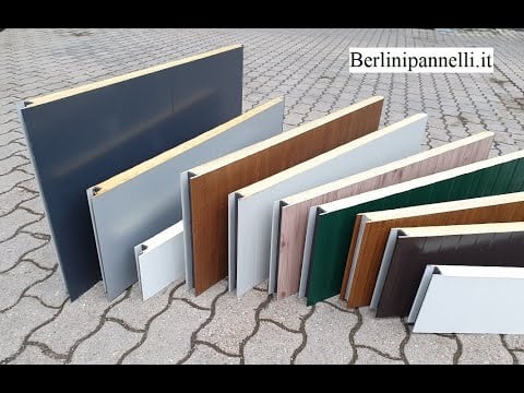 Pannelli coibentati da parete.  Varie Tipologie e Colori | Berlinipannelli.it