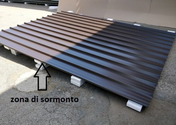 zona sormonto lamiera grecata