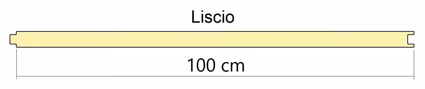 pannello coibentato parete lamiera liscia