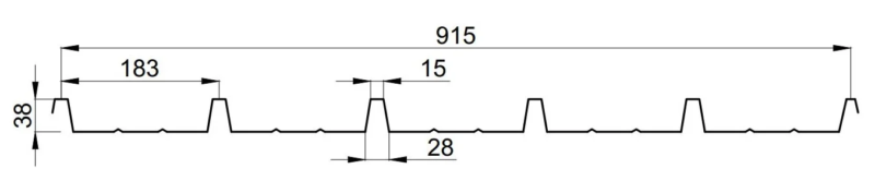 pofilo lamiera grecata a 6 greche egb401