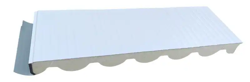 Pannelli coibentati finto coppo, colore lato inferiore