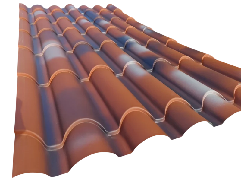 Lamiera finto coppo anticata