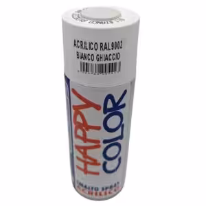 Vernice spray per ritocchi bianco grigio Ral 9002