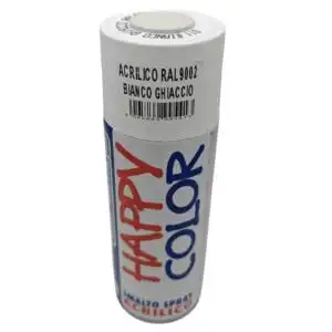 Vernice spray per ritocchi bianco grigio Ral 9002